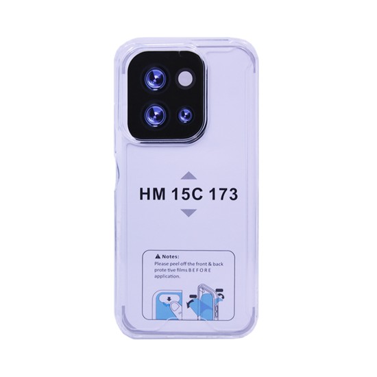 Hard Silicone Case for Xiaomi Redmi 15C 173mm Transparent